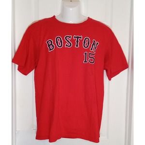 Dustin Pedroia Boston Red Sox MLB Men's Shirt Large